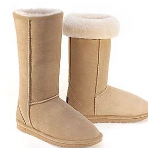 DELUXE CLASSIC TALL UGG BOOTS - SAND